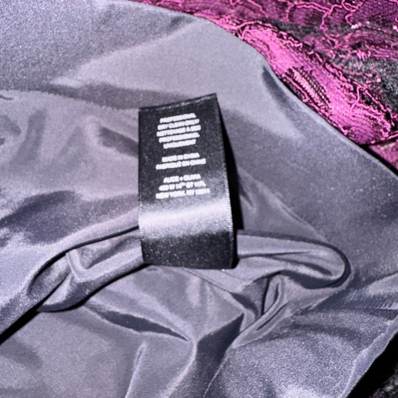 ALICE +  OLIVIA Odelia Sleeveless Lace Midi Fit & Flare Dress Eggplant Size 6 - Picture 6 of 6